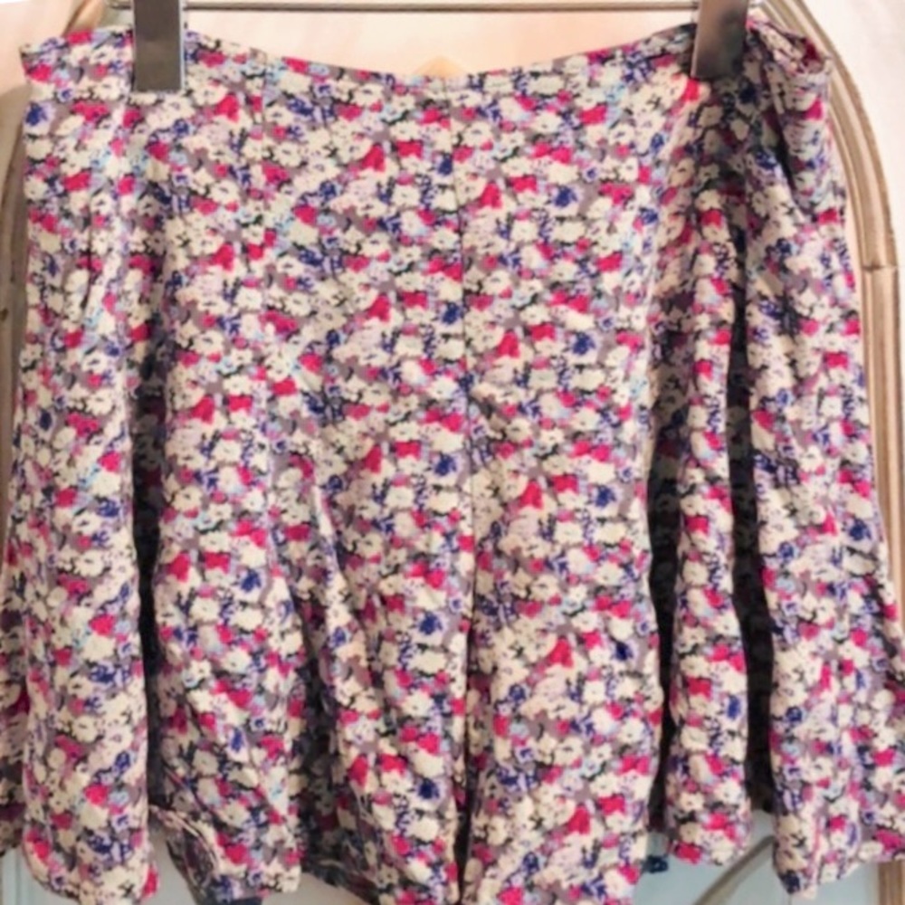 Free People floral skort